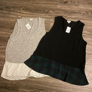J Crew tank tops